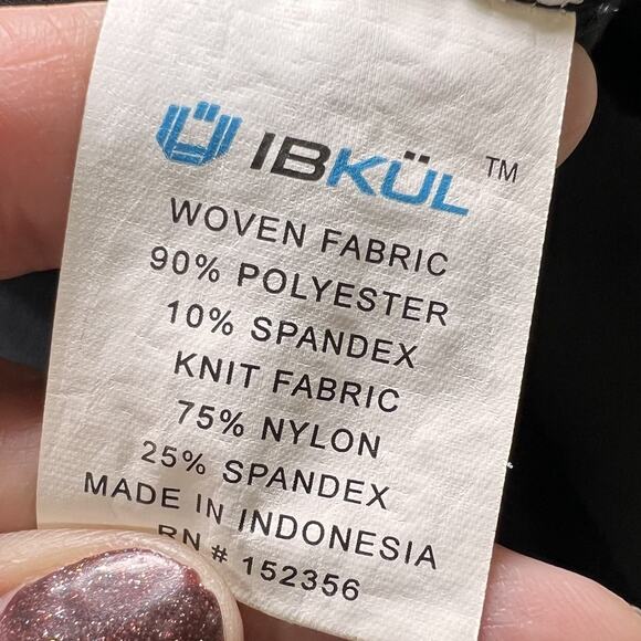 Ibkul Tennis Skirt Skort Womens Size XS Black Pleated Golf Pickleball Activewear - Picture 15 of 15